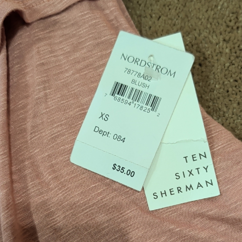 Ten Sixty Sherman Off-Shoulder Ruffle Blouse - Soft Pink - Picture 4 of 4